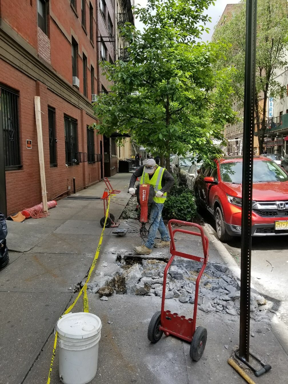 Complete Sidewalk Restoration Project Stages