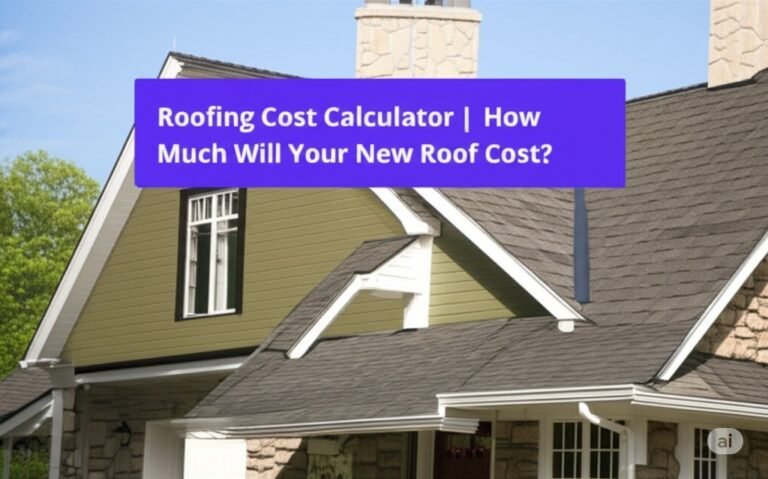 Roofing Cost Calculator