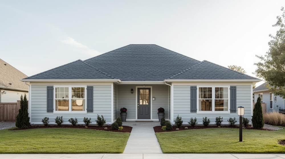 A Stylish Hip Roof Home in Brooklyn Peaceful Neighborhood