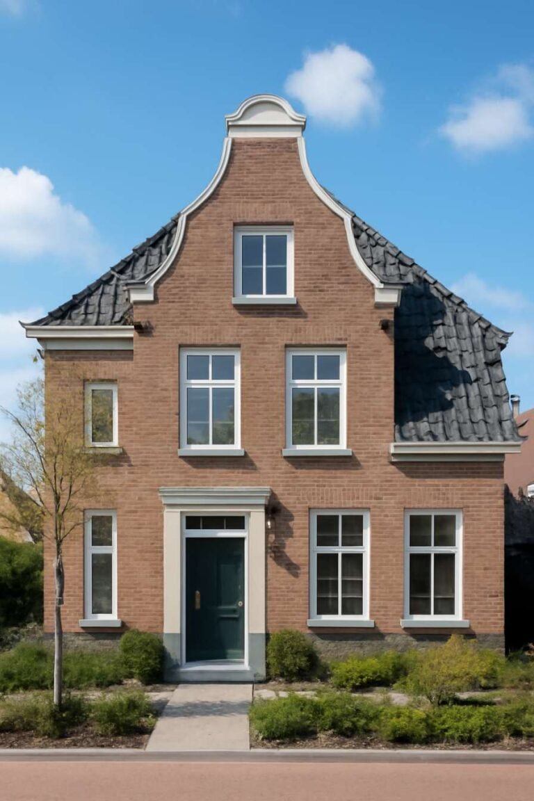 Charming Dutch Gable Home with Contemporary Design