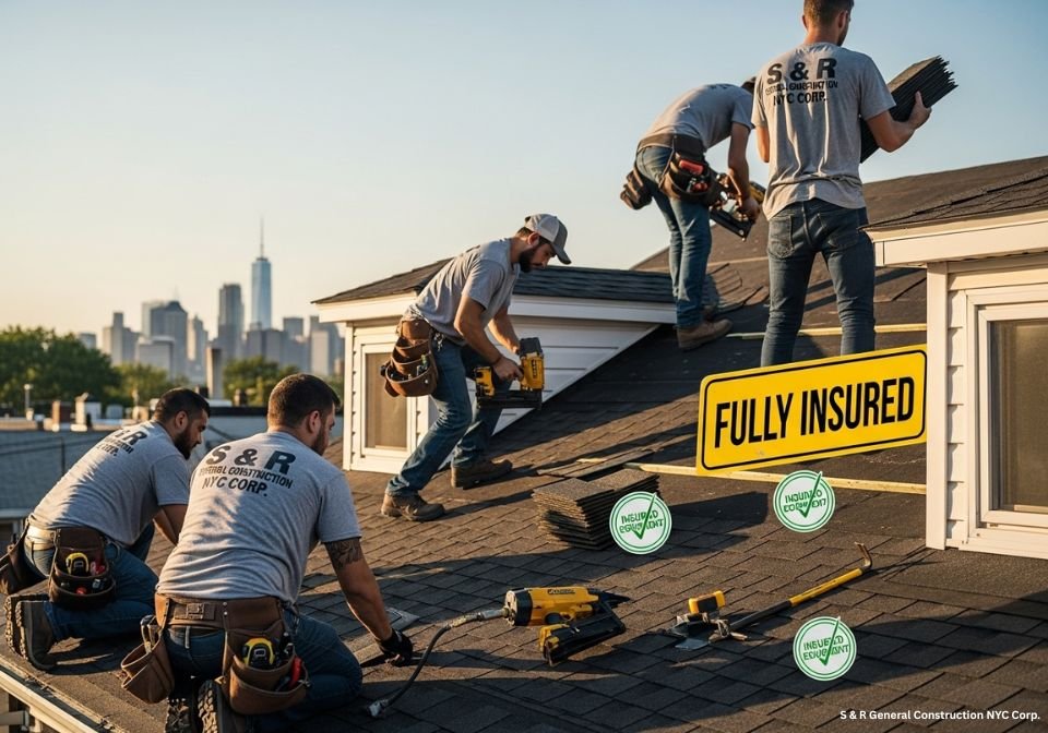 Fully Insured Roofers Working Across NYC Safety and Professionalism Guaranteed
