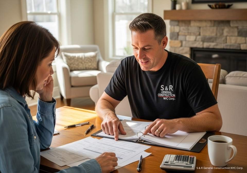 Home Renovation Consultation with S&R General Construction NYC Corp