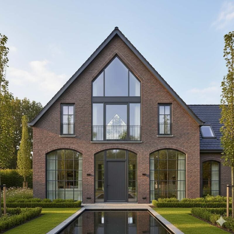 Sleek Modern Home with Vaulted Roof