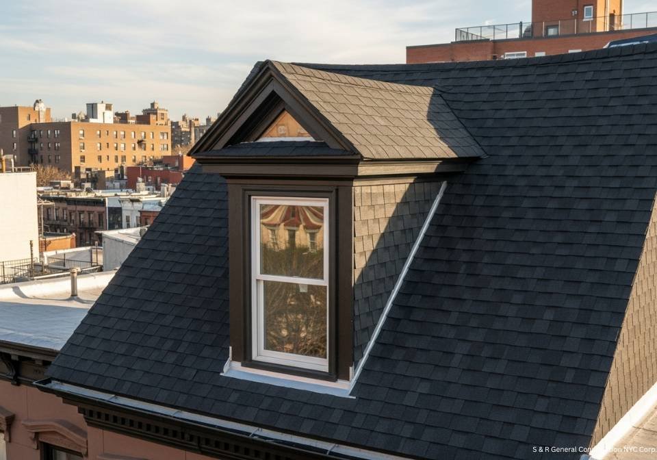 Traditional Dormer Window on a Pitched Roof with Classic Design