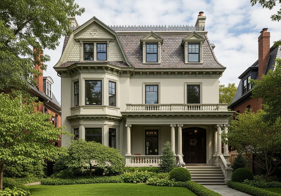 Ditmas Park Victorian Dutch Gable Roof with Dormers