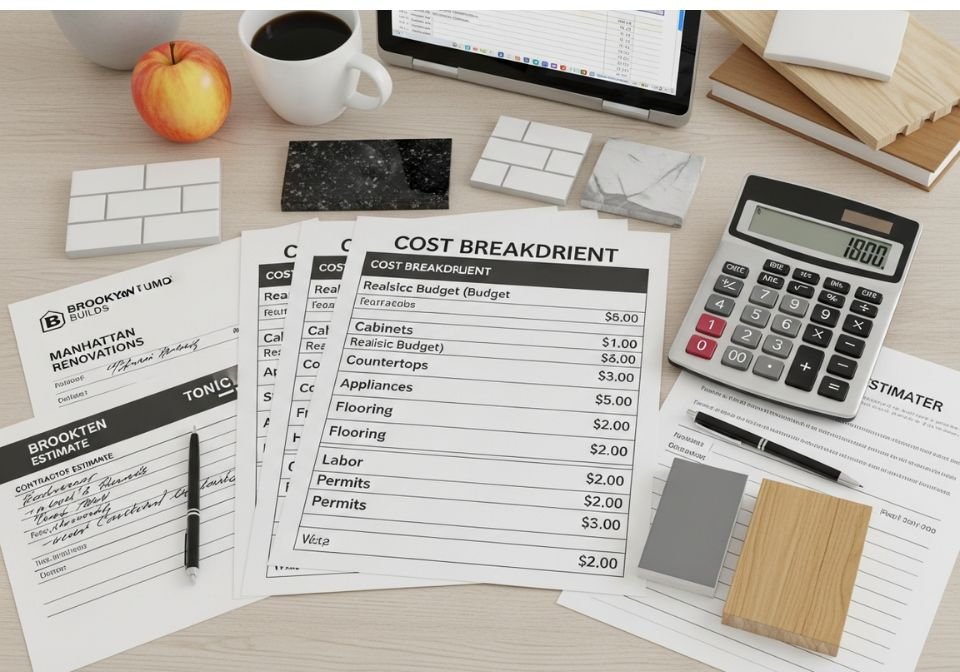 Kitchen Renovation Cost Estimate And Budget Worksheet