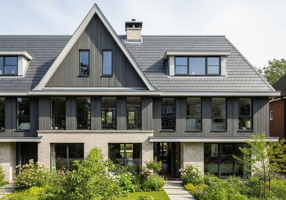 Owner-Triplex + Garden Rental Dutch Gable Roof