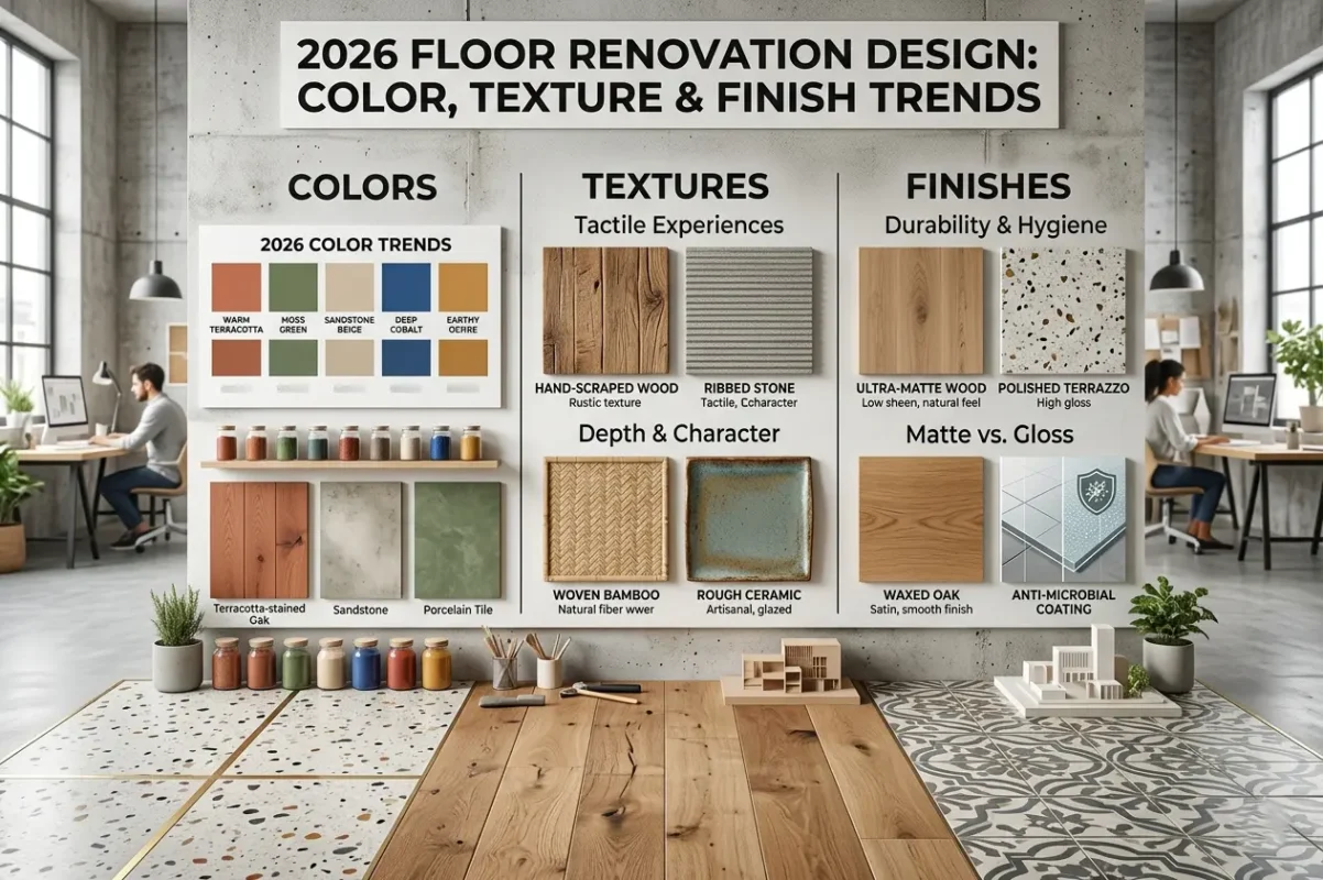 Color, Texture & Finish Trends for 2026