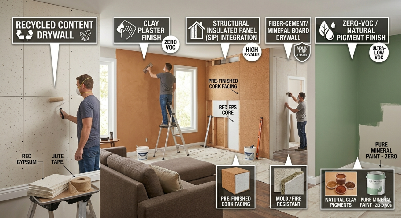 Eco-Friendly Drywall Renovation Options