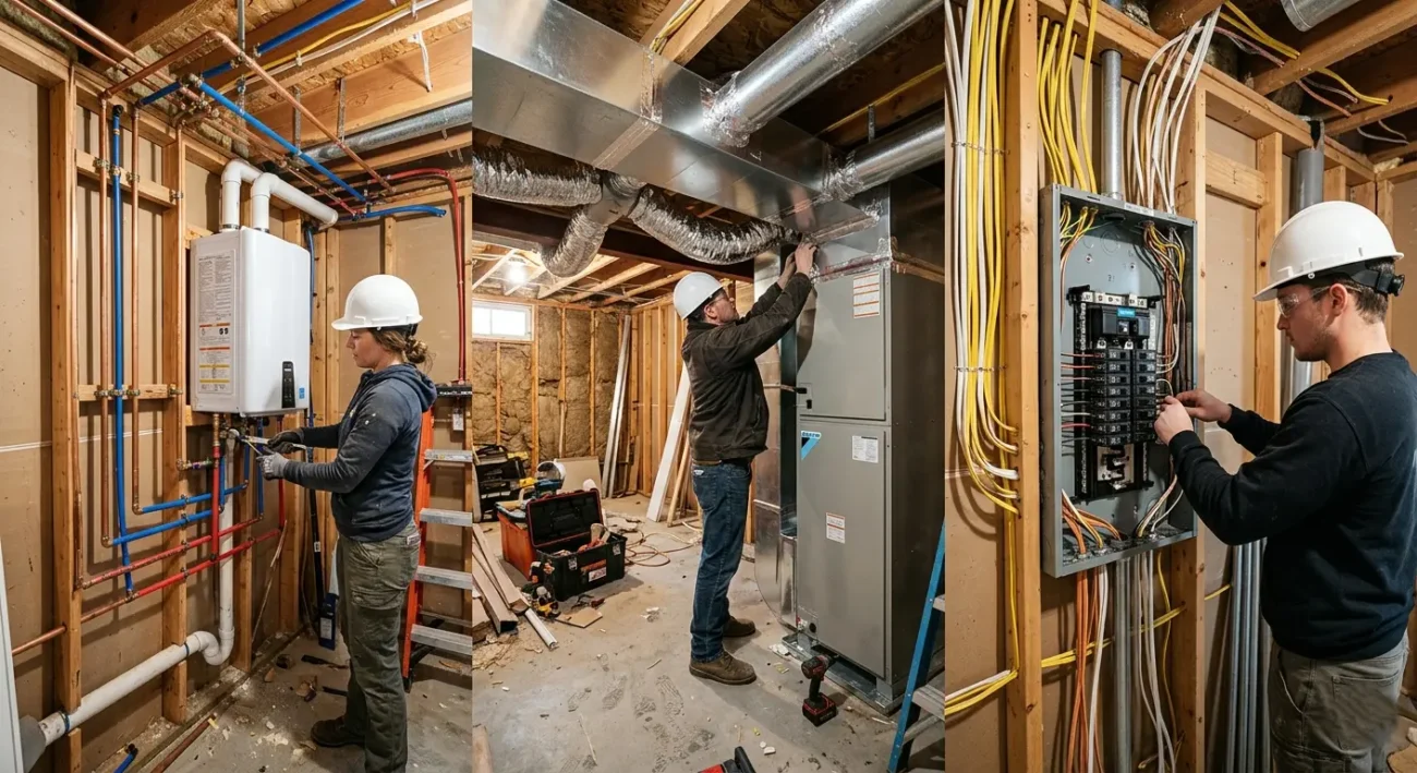 Plumbing, Electrical & HVAC Upgrades
