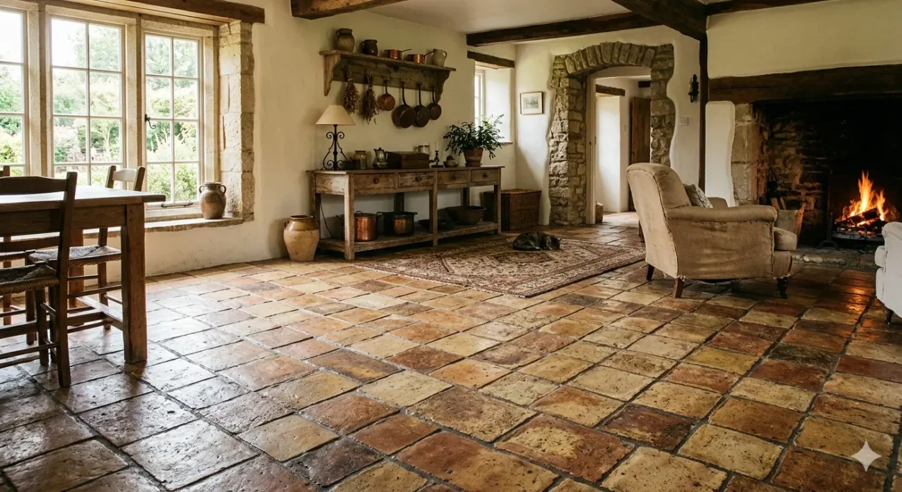 Rustic-Look Tile Floors