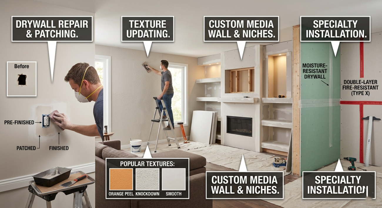 Types of Drywall