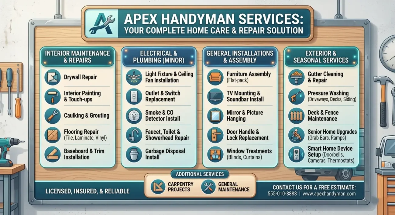 service list of Handyman Business