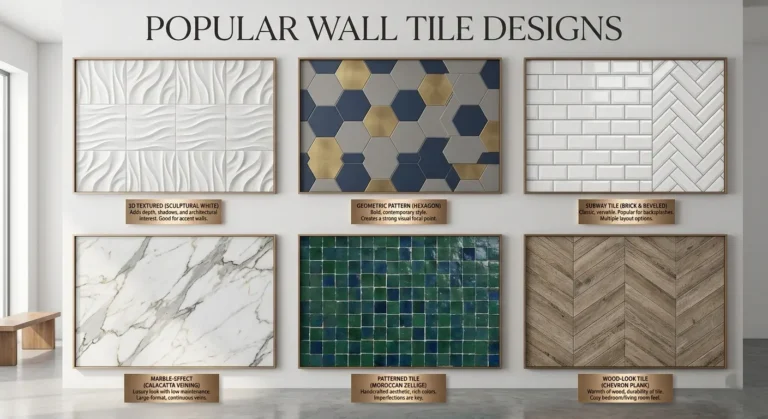 type of Popular Wall Tile Design
