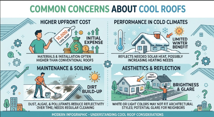 Common Concerns About Cool Roofs