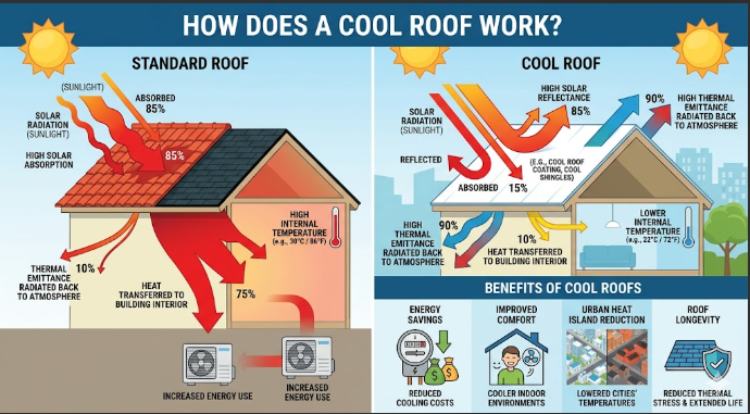 Cool Roof Working Process