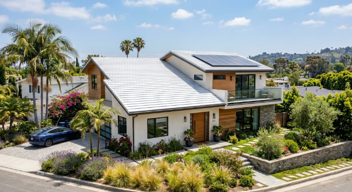 Cool Roof house