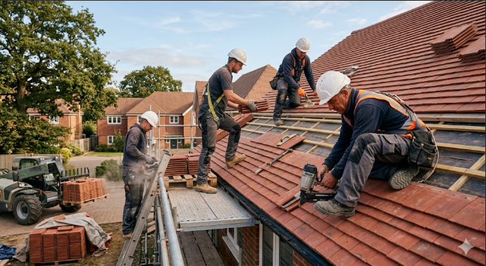 Install Roof Tiles