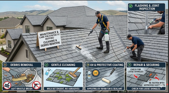 Maintenance and Care for Synthetic Roofing