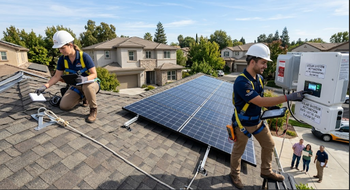 Roof Inspection and Solar System Activation