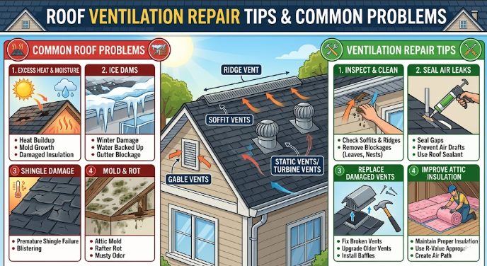 Roof Ventilation Repair Tips