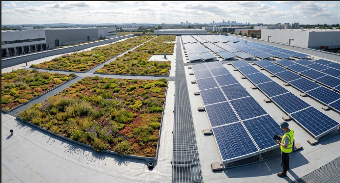 Solar & Green Roofs on Membrane Roofs
