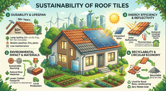 Sustainability of Roof Tiles