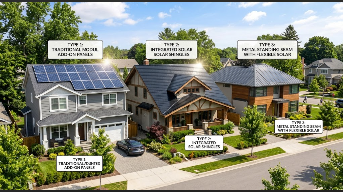 Types of Solar Roofs