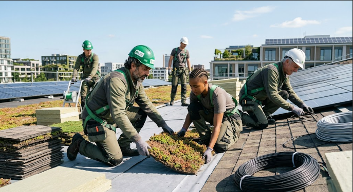 best Eco friendly roofing expert working