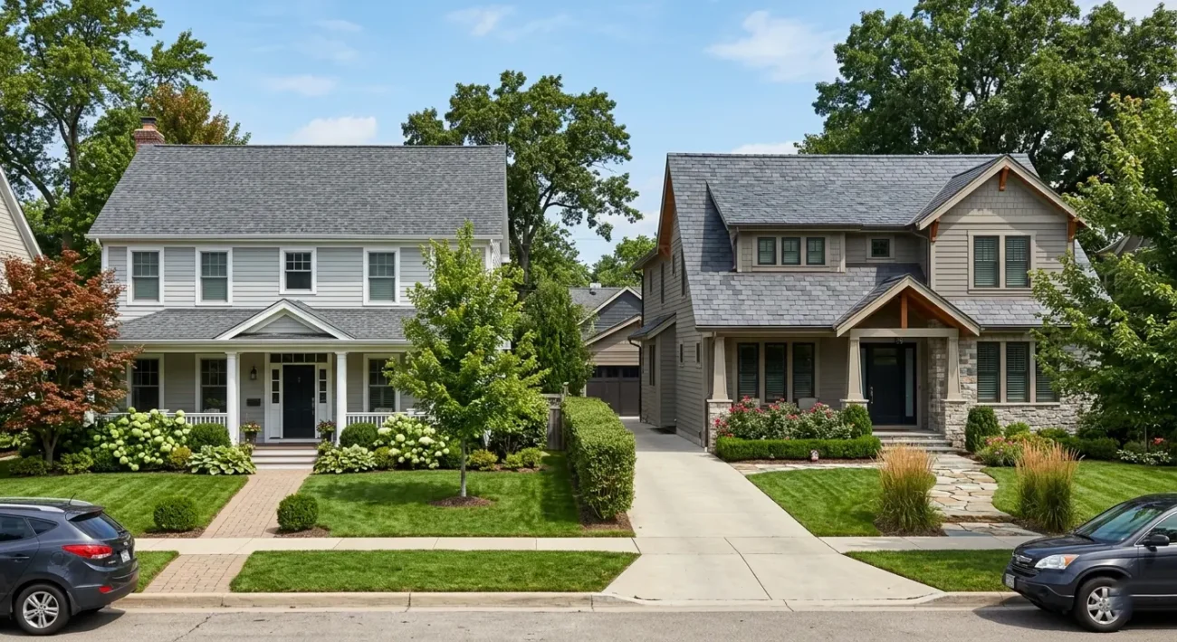 curb appeal of asphalt shingles compared to composite (synthetic) shingles